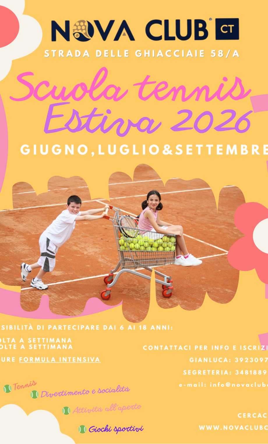 Scuola Tennis estiva 2026